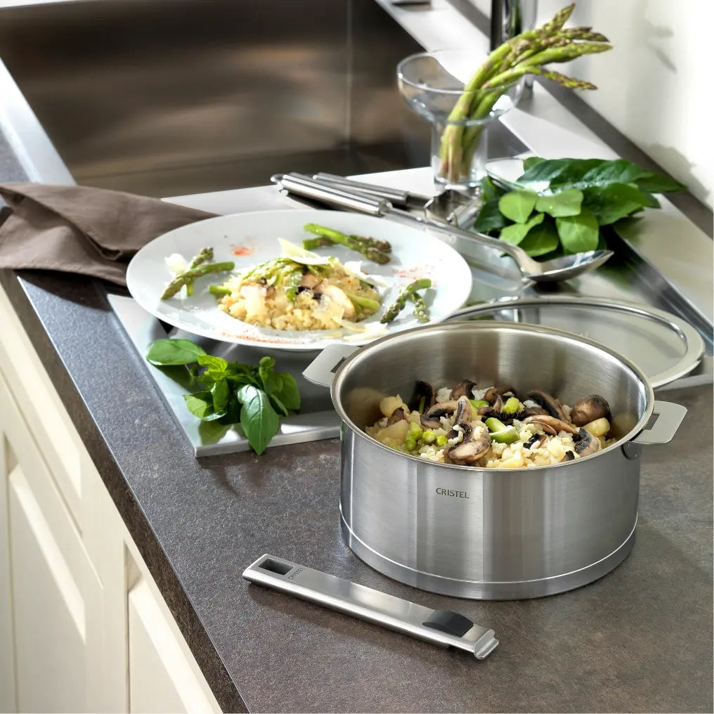 Cristel Strate 13-Piece Cookware Set – Complete French Stainless Steel Kitchen