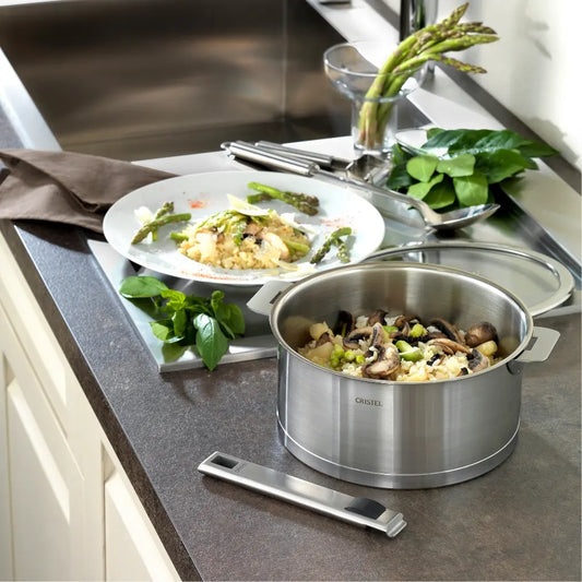 Cristel Strate 13-Piece Cookware Set – Complete French Stainless Steel Kitchen
