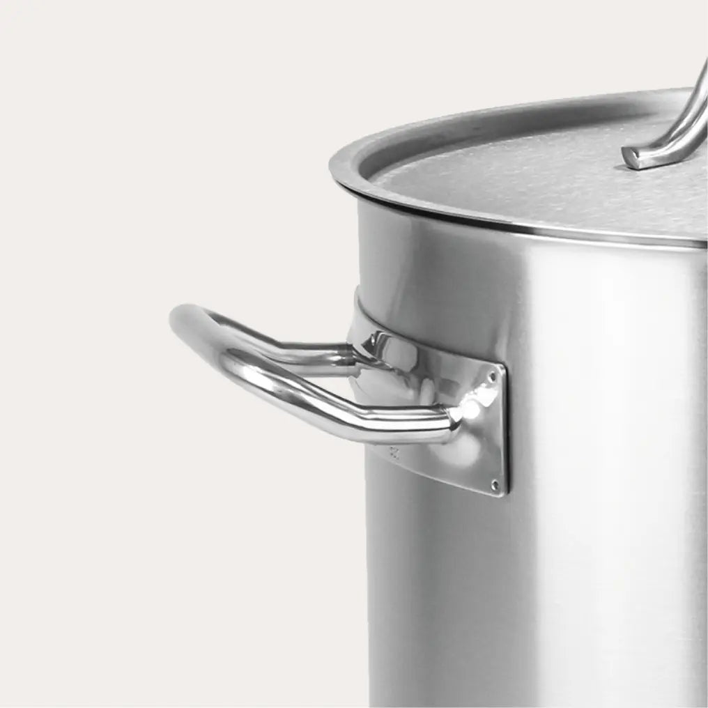 Cristel Large Rondeau with Lid – Commercial-Size French Stainless Steel Braiser