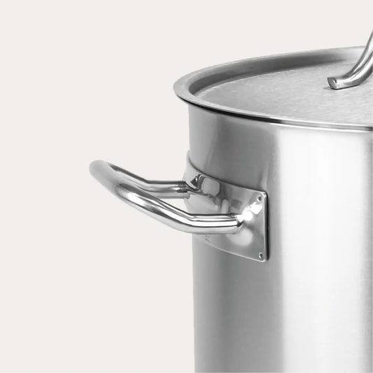 Cristel Large Rondeau with Lid – Commercial-Size French Stainless Steel Braiser
