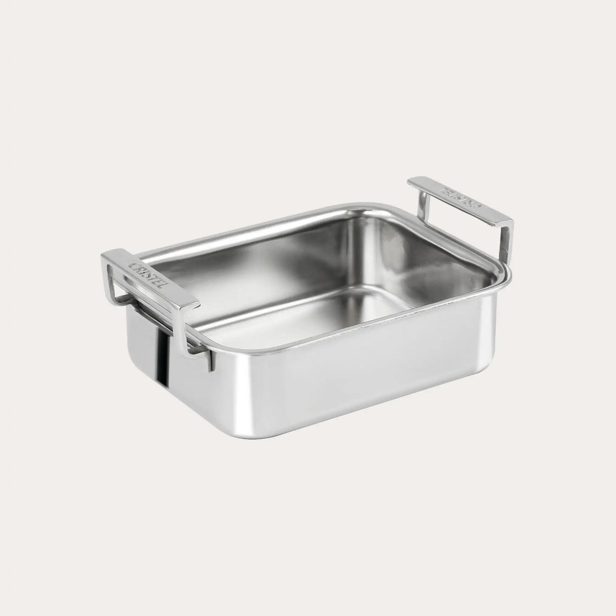 Cristel Mini Roaster – Stainless Steel French Roasting Pan for Small Portions