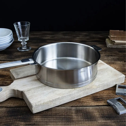 Cristel Strate Stainless Steel Handles Set – Long & Side Removable French Cookware Handles