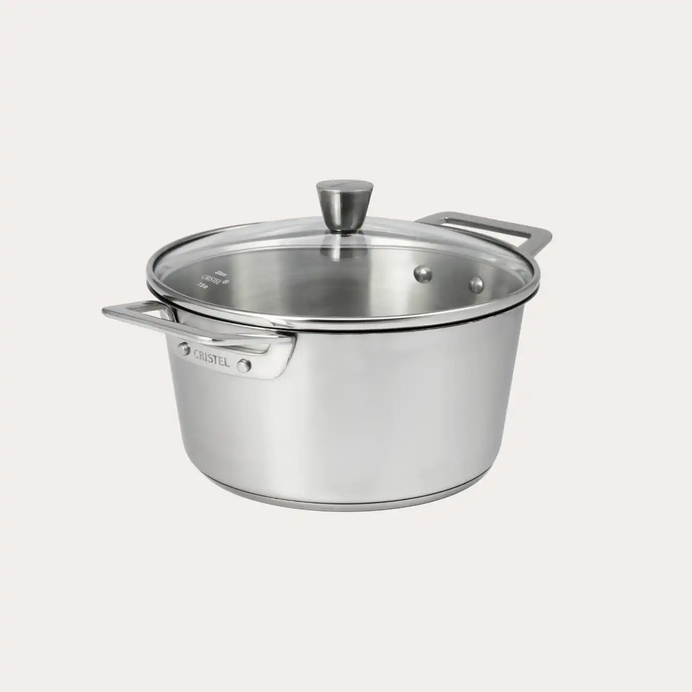 Cristel 1826® Stewpot with Glass Lid – Heritage French Stainless Steel
