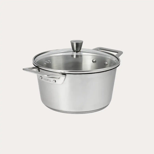 Cristel 1826® Stewpot with Glass Lid – Heritage French Stainless Steel