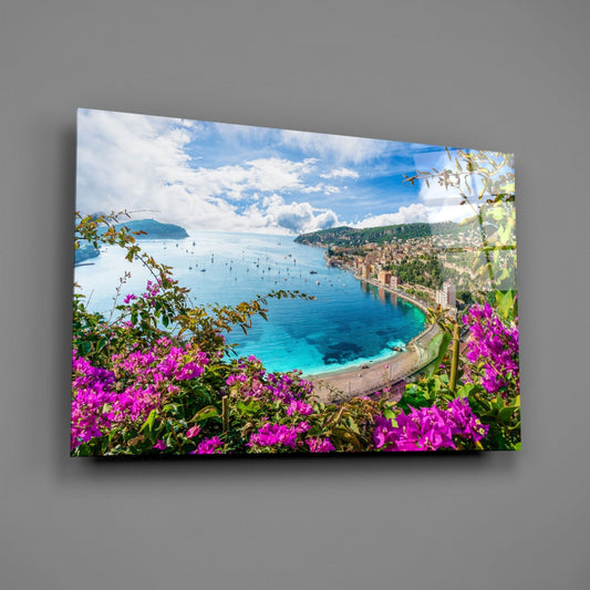 Nice France Glass Wall Art