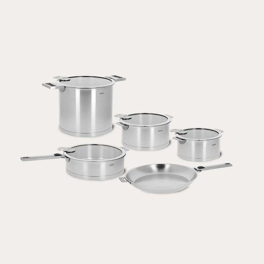 Cristel Strate 13-Piece Cookware Set – Complete French Stainless Steel Kitchen