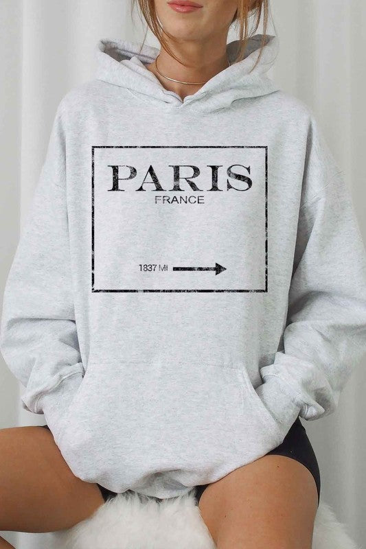 Paris France Hoodie Plus size