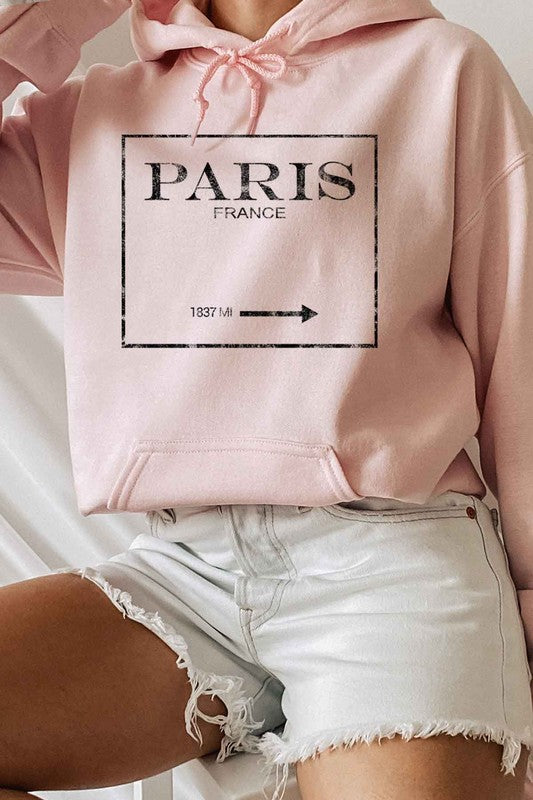 Paris France Hoodie Plus size