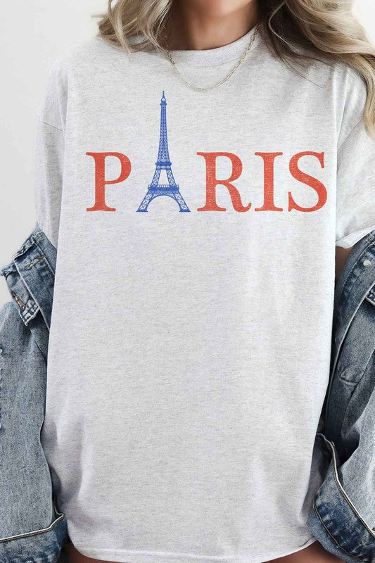 Paris Oversized Graphic Tee