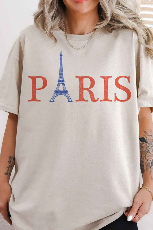 Paris Oversized Graphic Tee