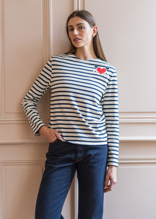 SAINT JAMES PORTUNE Breton Shirt