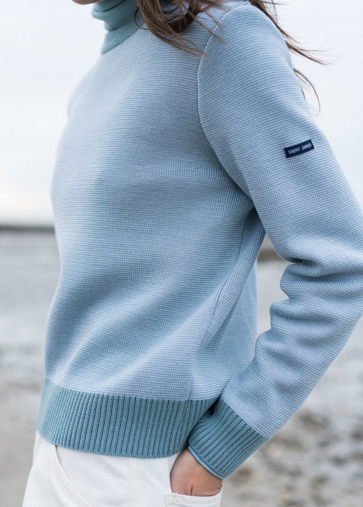 SAINT JAMES CANCALE CHINE Fisherman Sweater