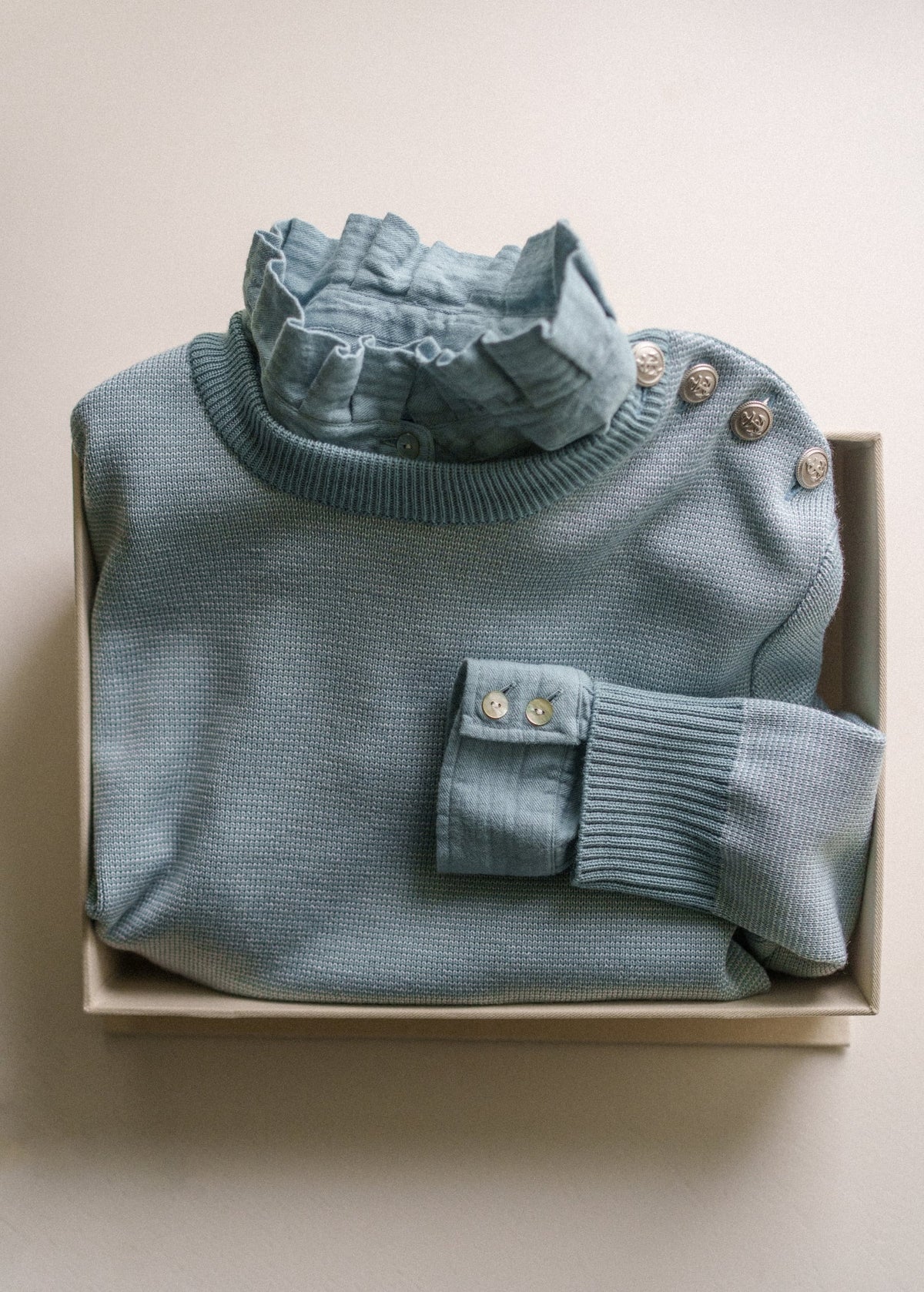 SAINT JAMES CANCALE CHINE Fisherman Sweater