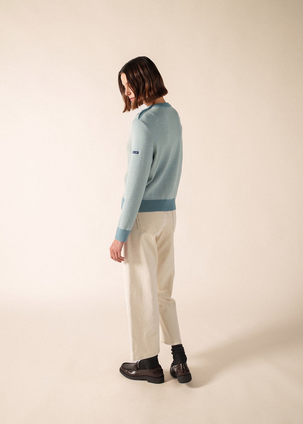 SAINT JAMES CANCALE CHINE Fisherman Sweater