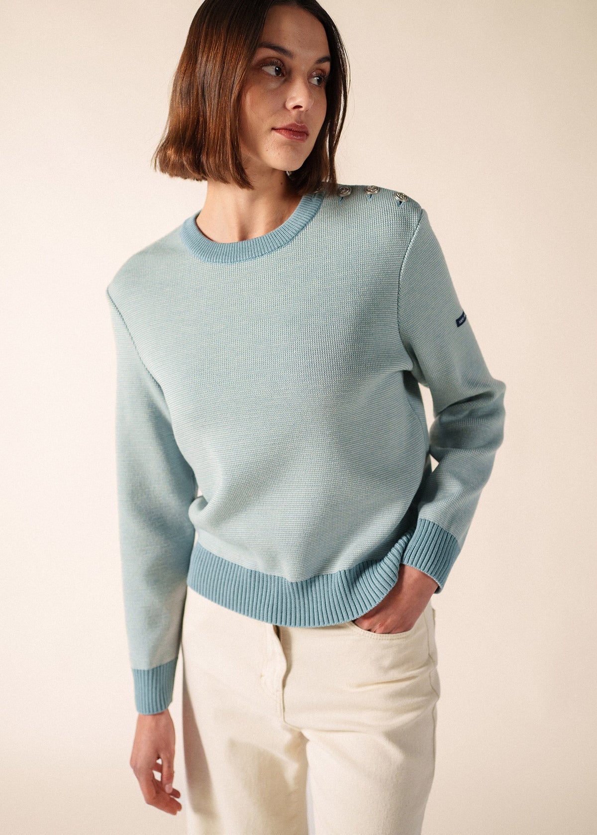 SAINT JAMES CANCALE CHINE Fisherman Sweater