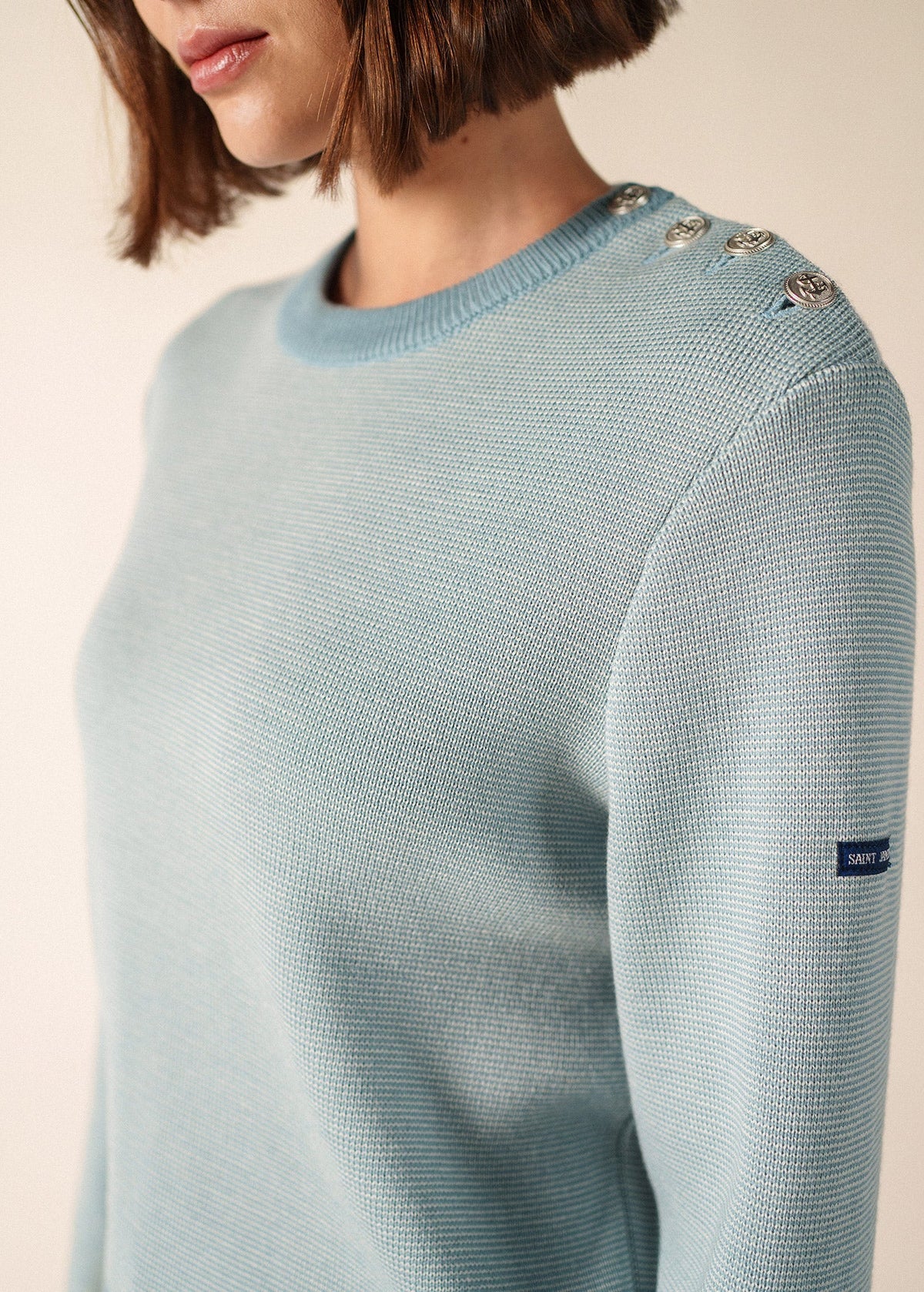 SAINT JAMES CANCALE CHINE Fisherman Sweater