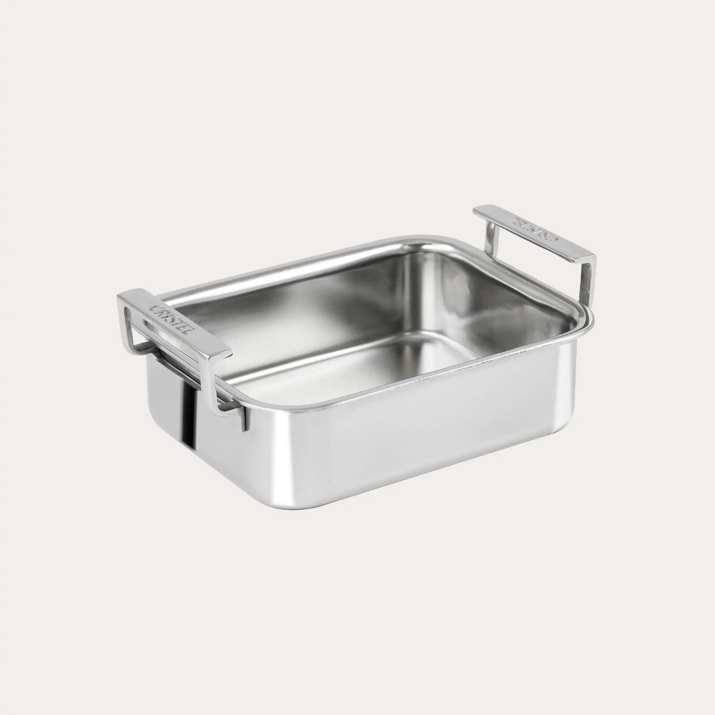 Cristel Mini Roaster – Stainless Steel French Roasting Pan for Small Portions