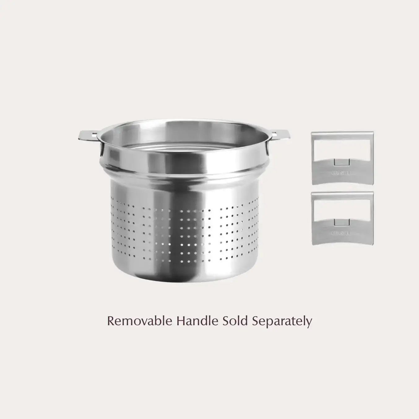 Cristel Strate Pasta Basket – Stainless Steel Insert for Stockpots