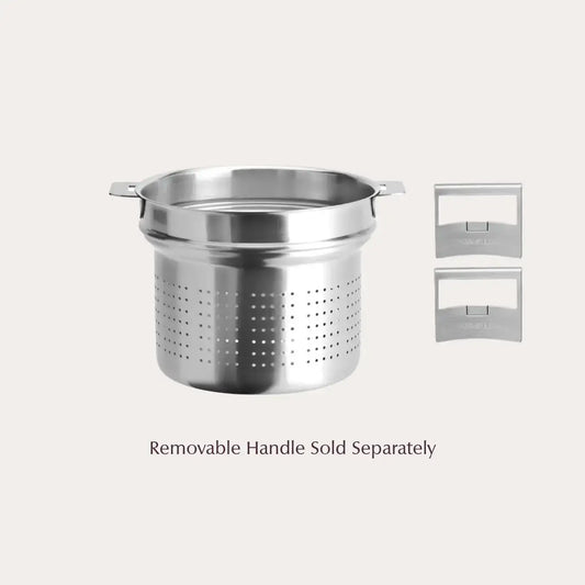 Cristel Strate Pasta Basket – Stainless Steel Insert for Stockpots