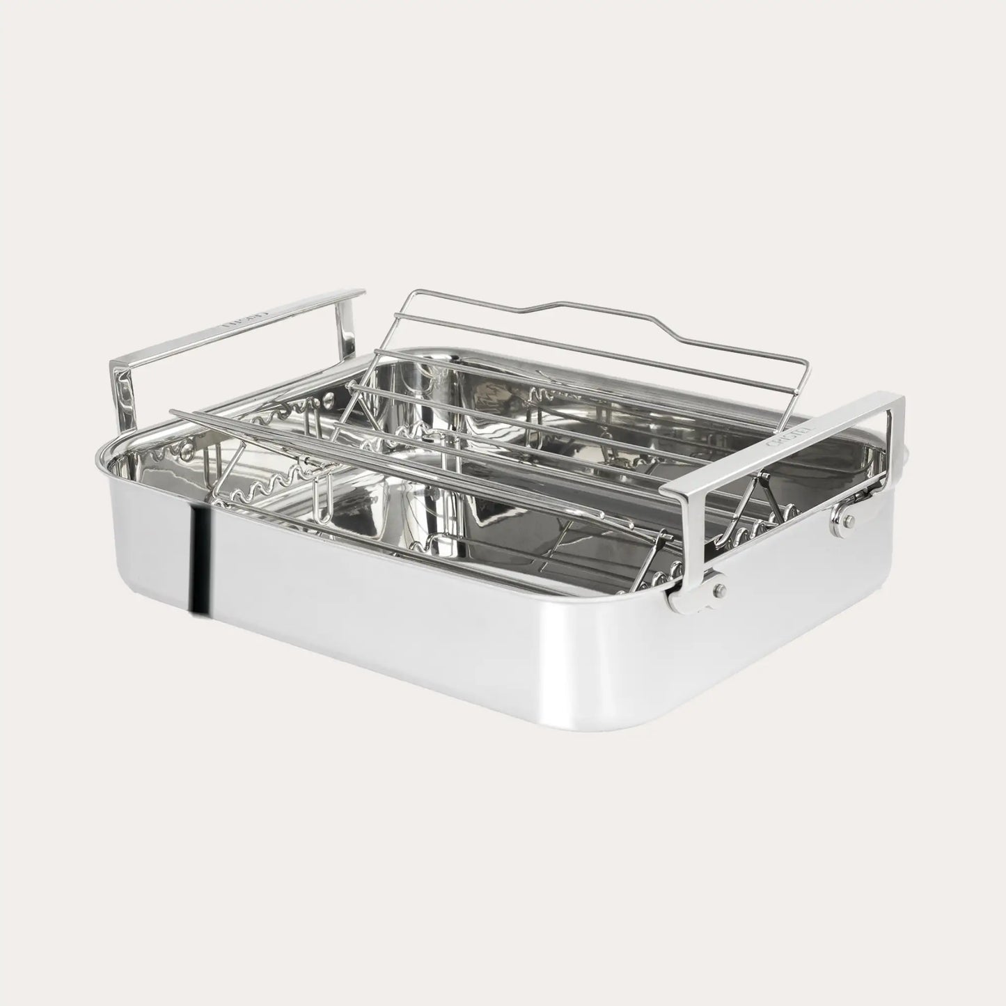 Cristel Roaster with Rack – Stainless Steel French Oven Roasting Pan