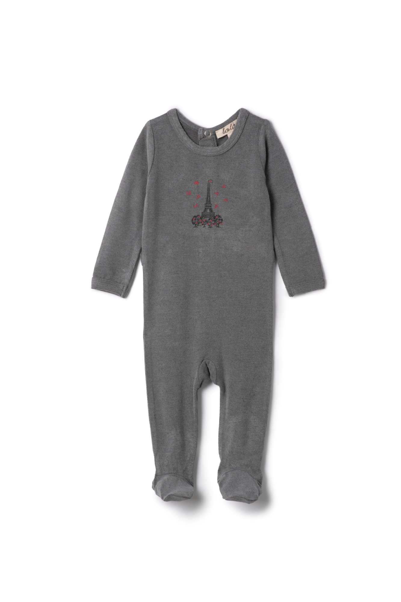 Eiffel Tower Print Baby Onesie | French-Inspired Romper