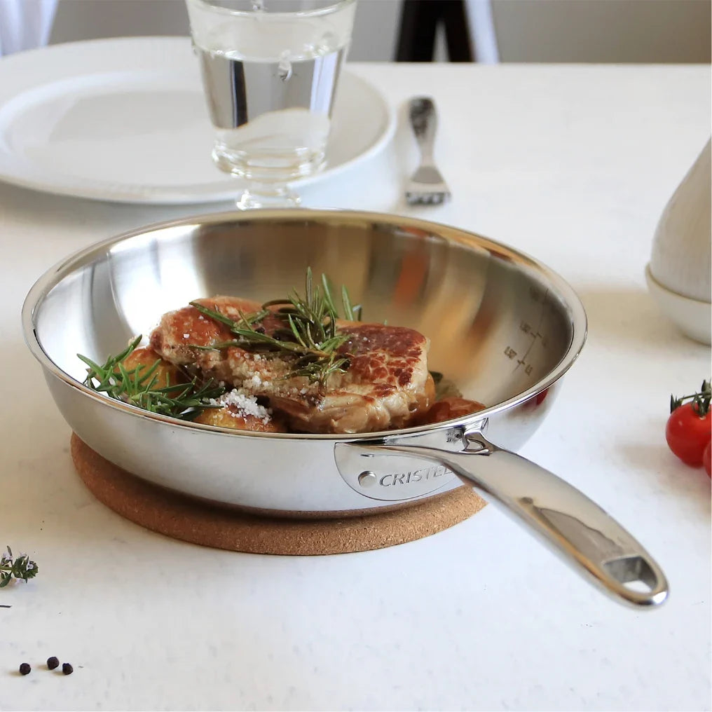 Cristel Castel'Pro Wok – Professional French Stainless Steel Wok