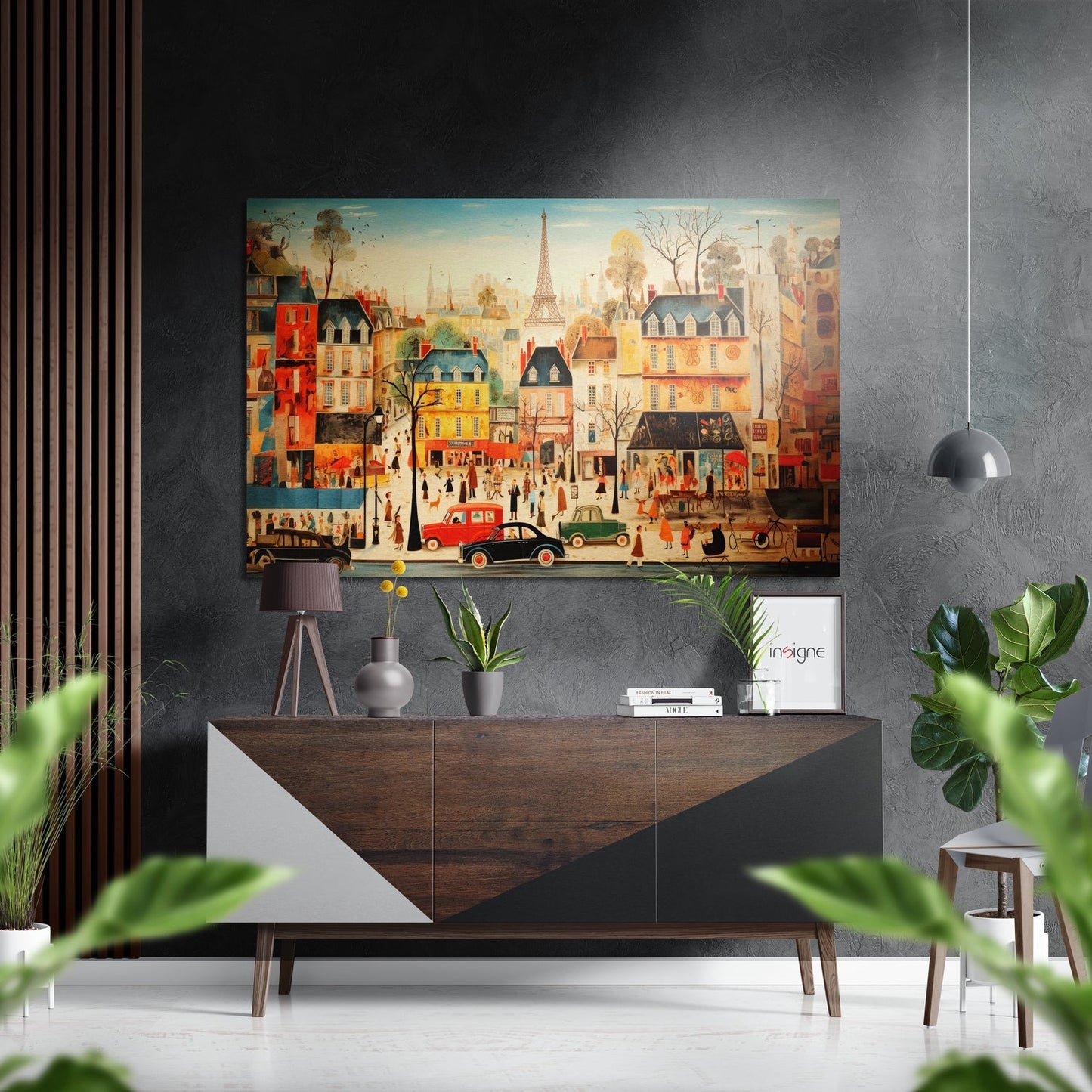 Paris France Brushed Aluminum Dibond Wall Art