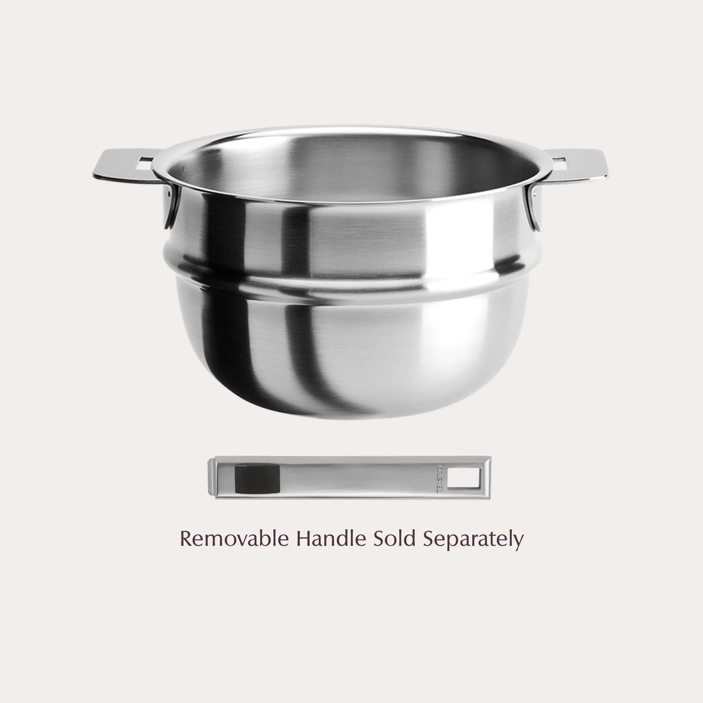 Cristel Strate Bain-Marie Insert – Stainless Steel Double Boiler for French Sauces