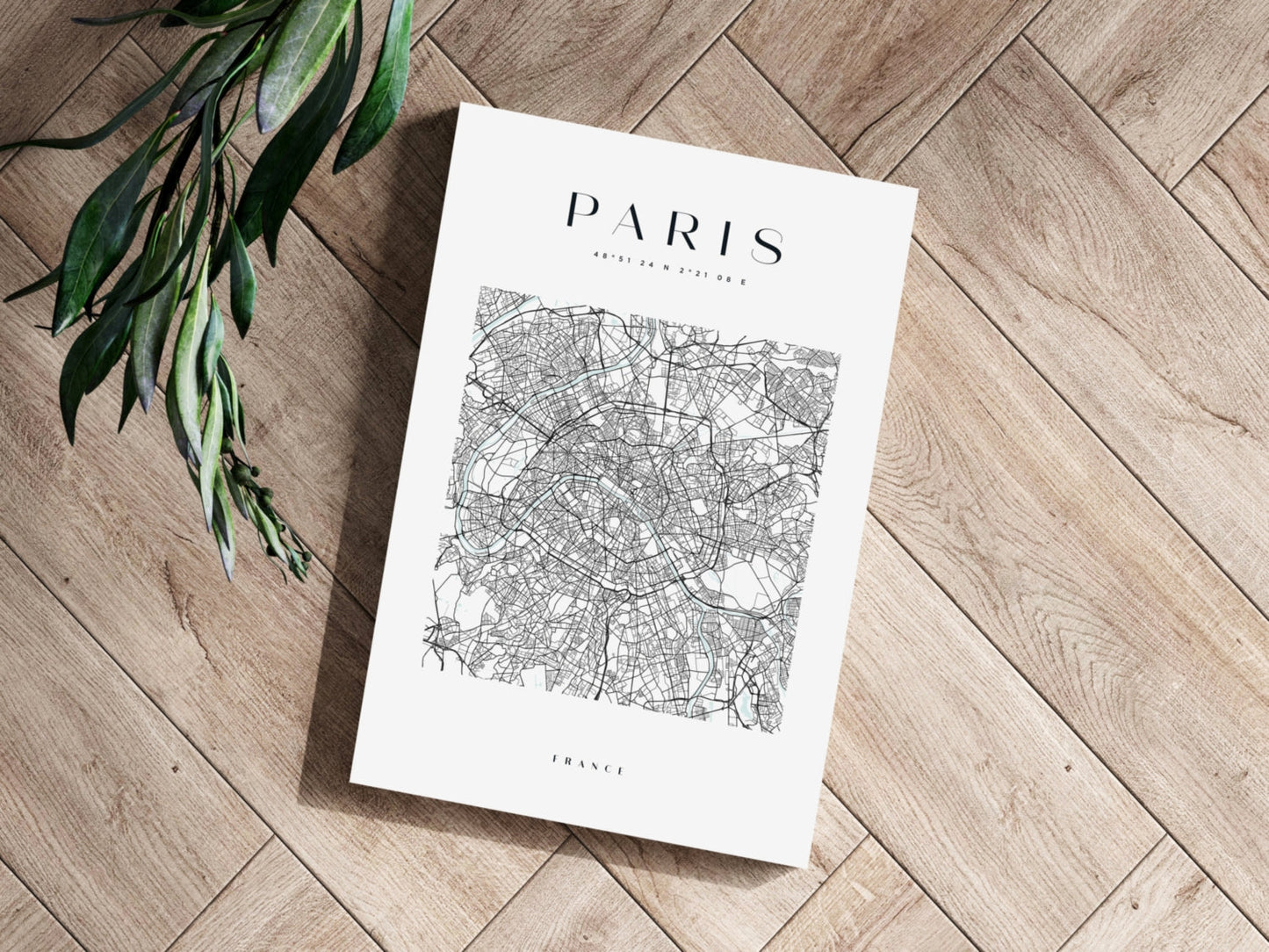Paris France square Aluminum Print