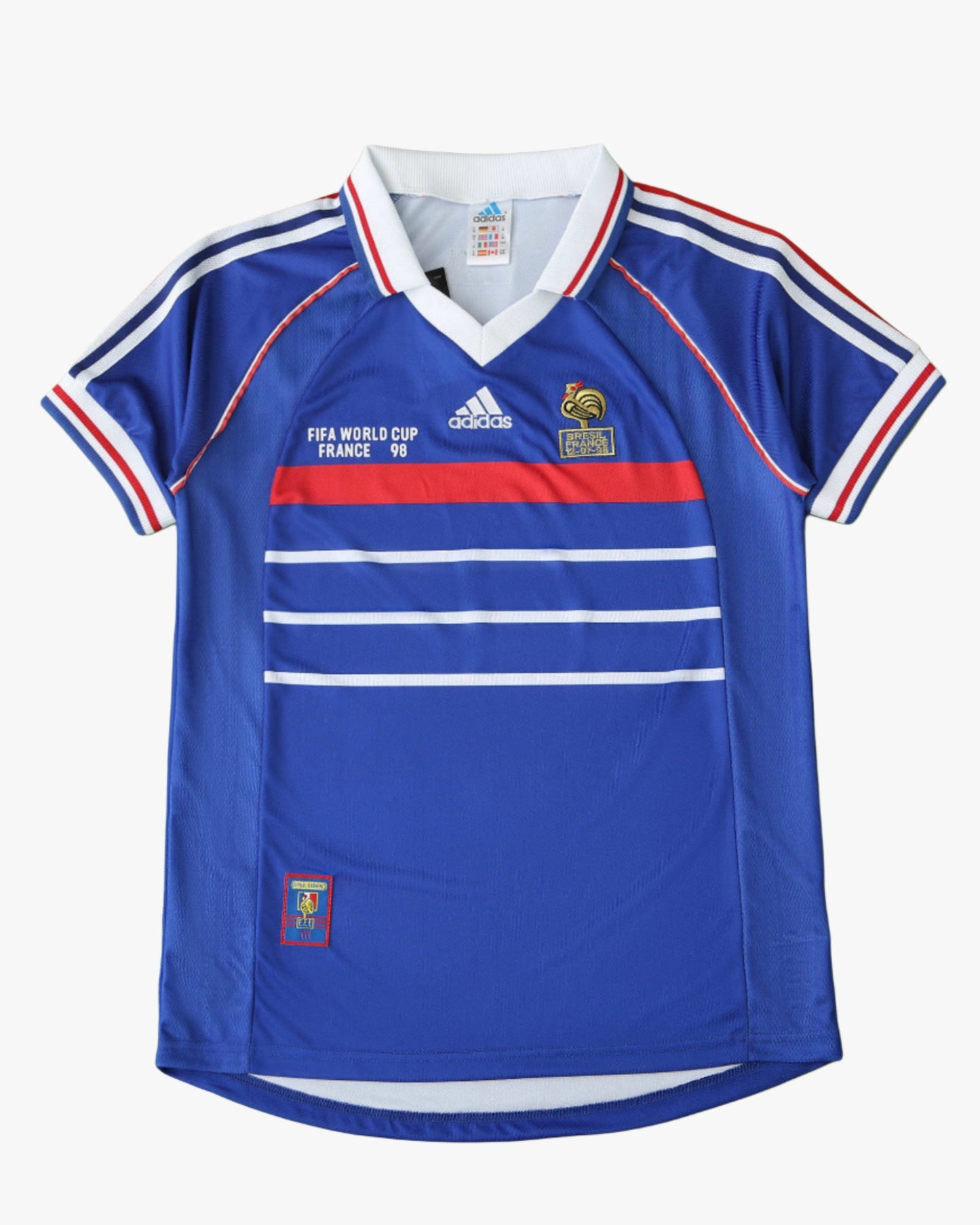 France Retro Home 1998/99 Soccer Jersey