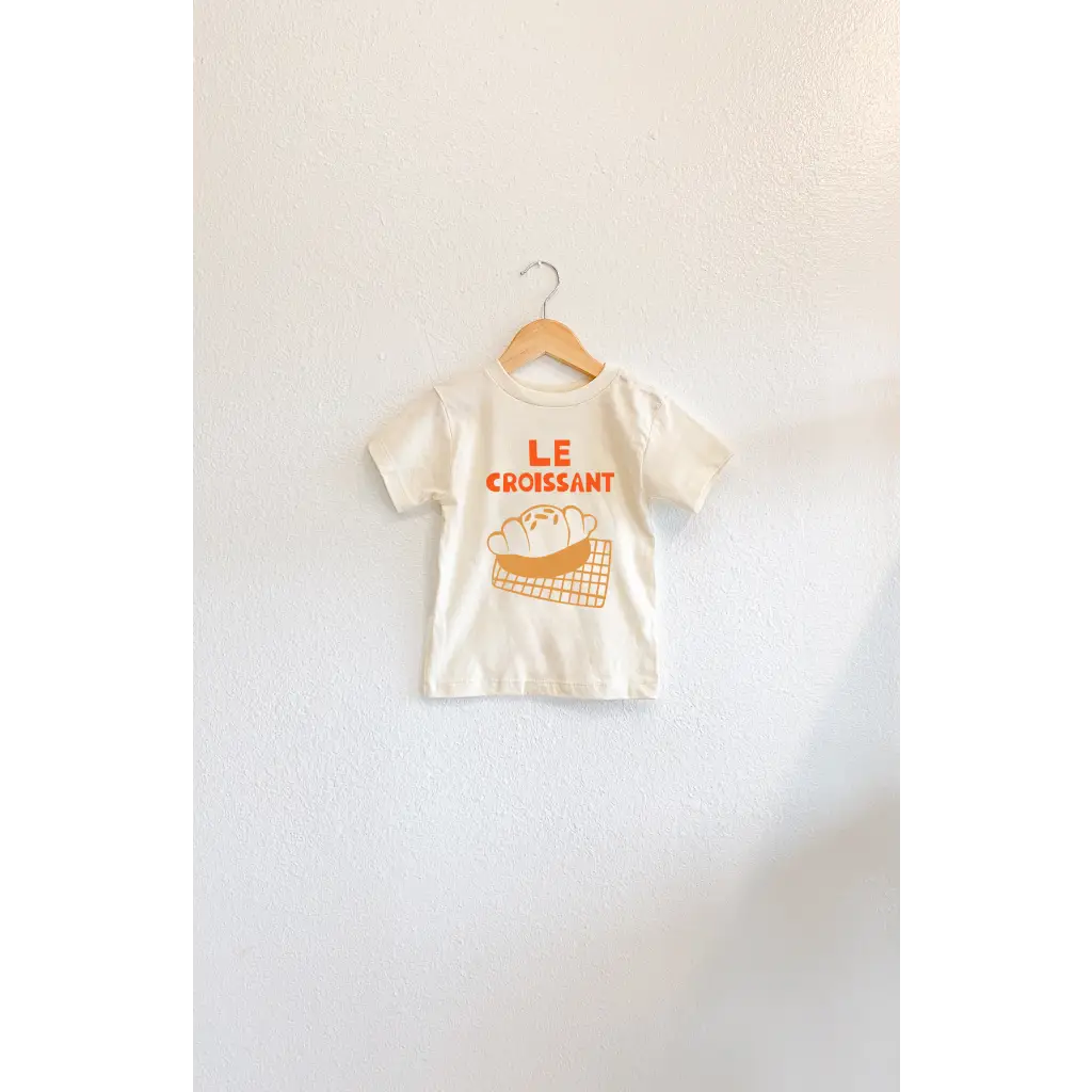 Le Croissant French Café Kids Graphic T-Shirt