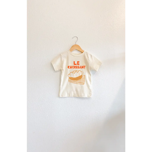 Le Croissant French Café Kids Graphic T-Shirt