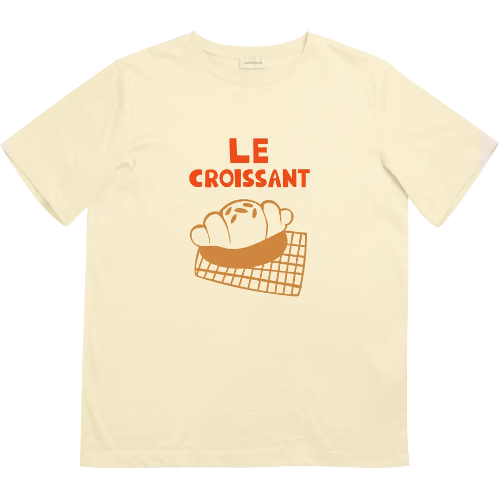 Le Croissant French Café Kids Graphic T-Shirt