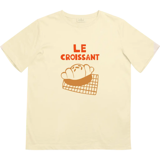 Le Croissant French Café Kids Graphic T-Shirt