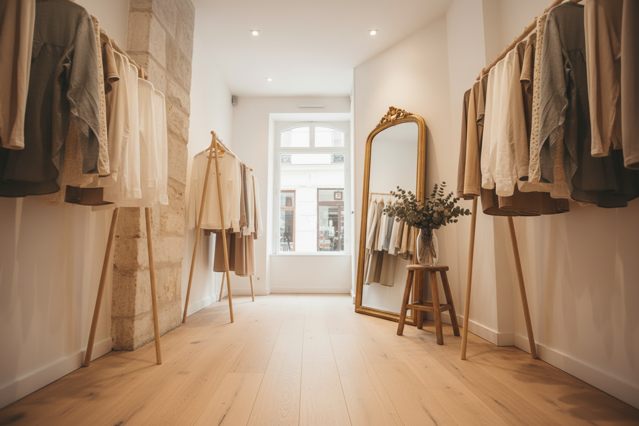Gender-Neutral Parisian Boutique Banner