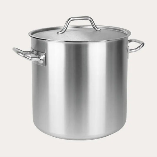 Cristel Large Stockpot with Lid – Commercial-Size French Stainless Steel