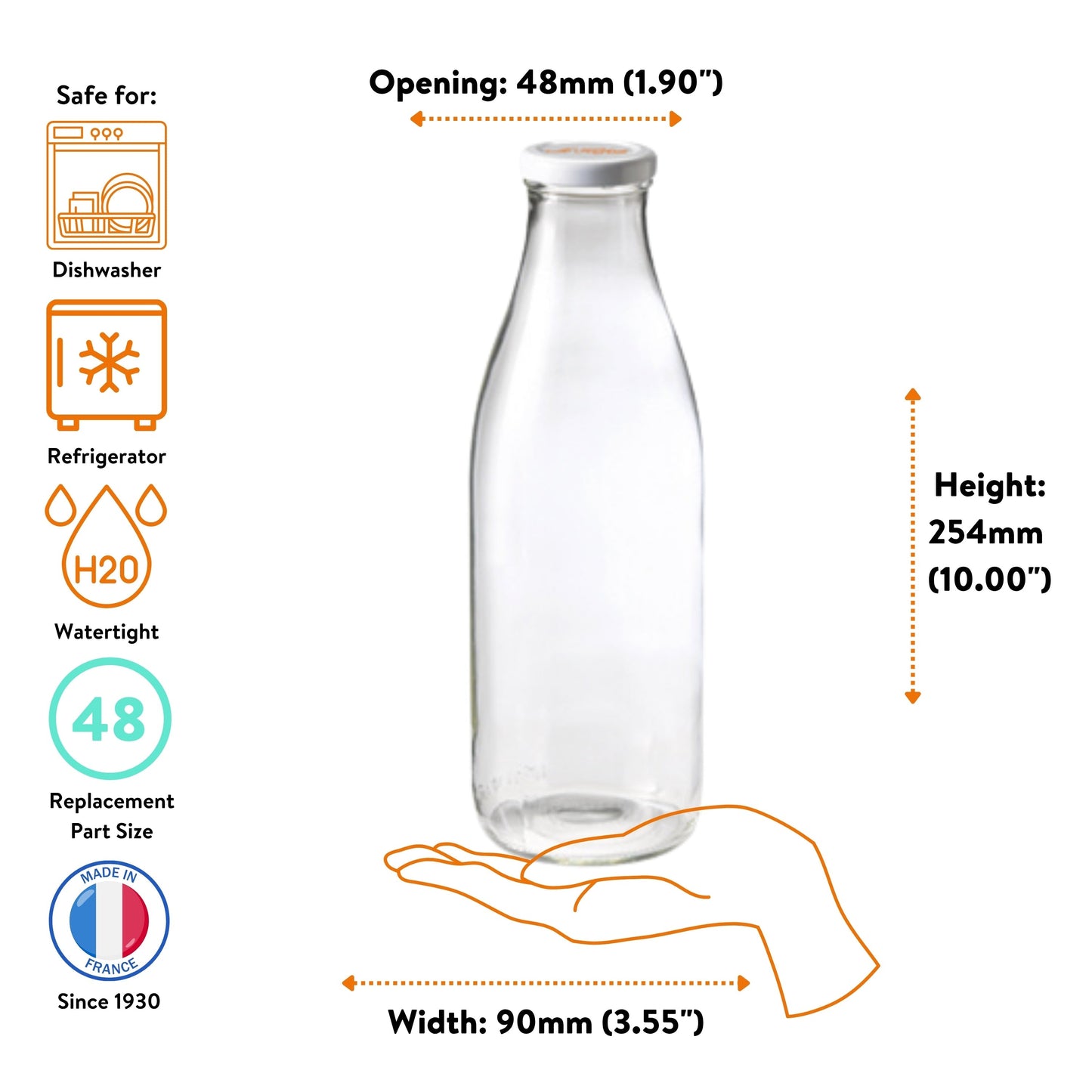Swing Top Bottles for Beverage and Pantry Use