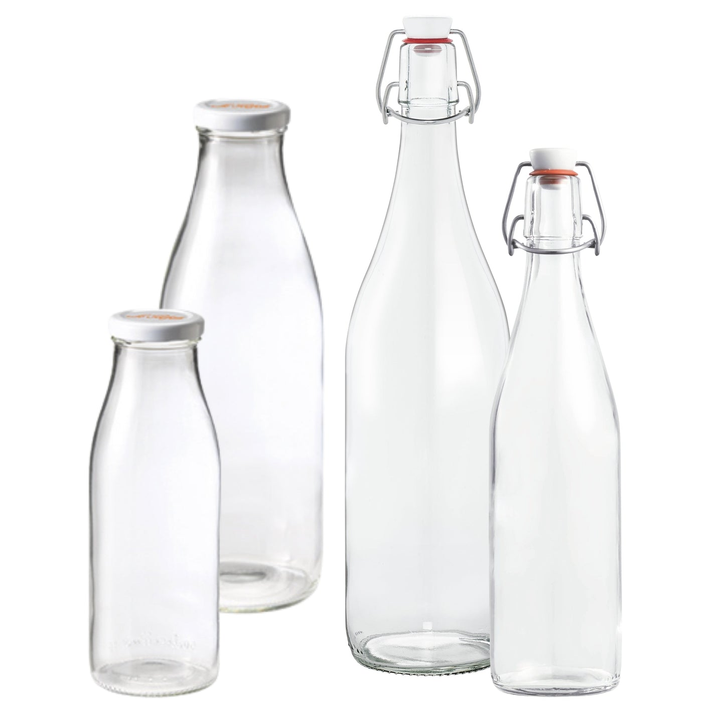 Swing Top Bottles for Beverage and Pantry Use