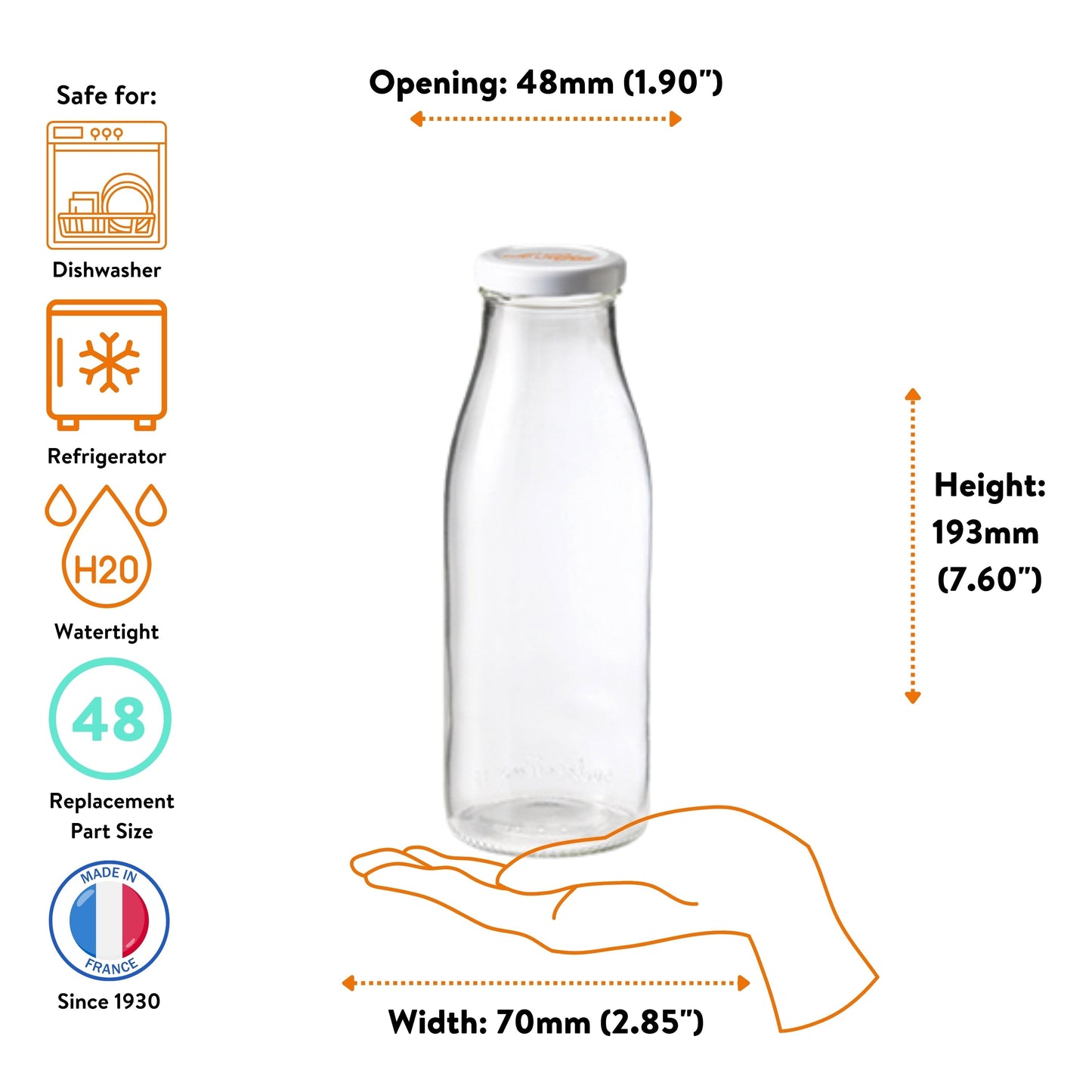 Swing Top Bottles for Beverage and Pantry Use