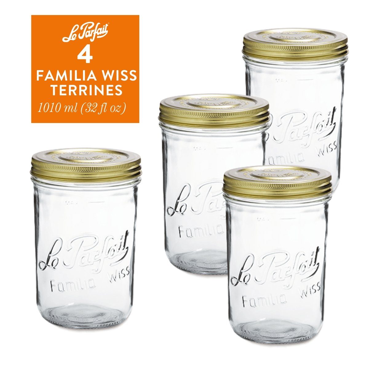 Wide Mouth Preserving Jars for Easy Home Food Storage