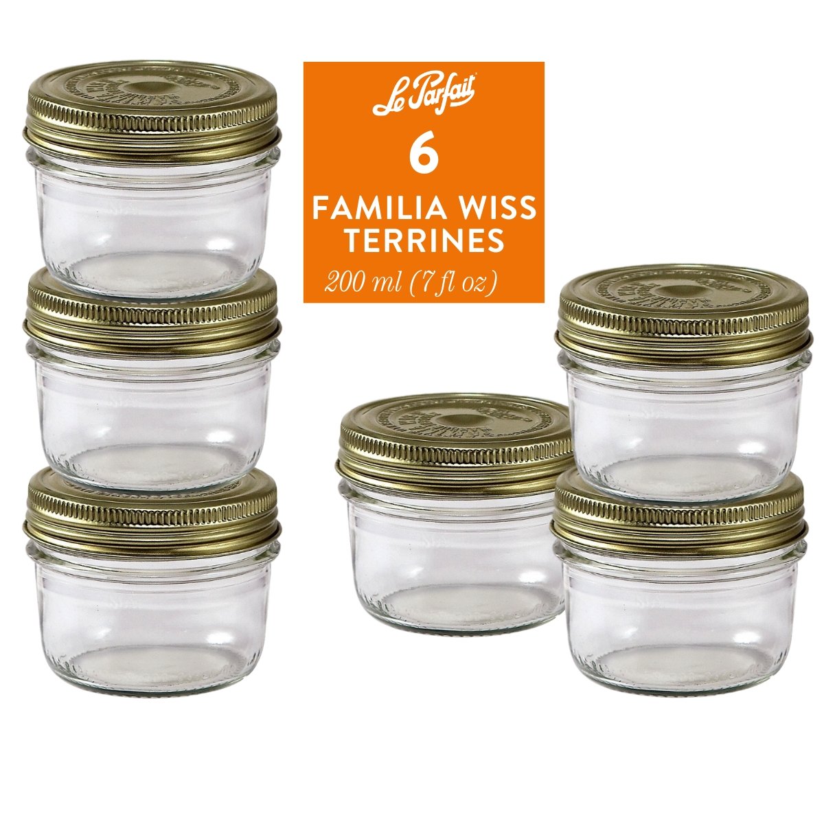 Wide Mouth Preserving Jars for Easy Home Food Storage