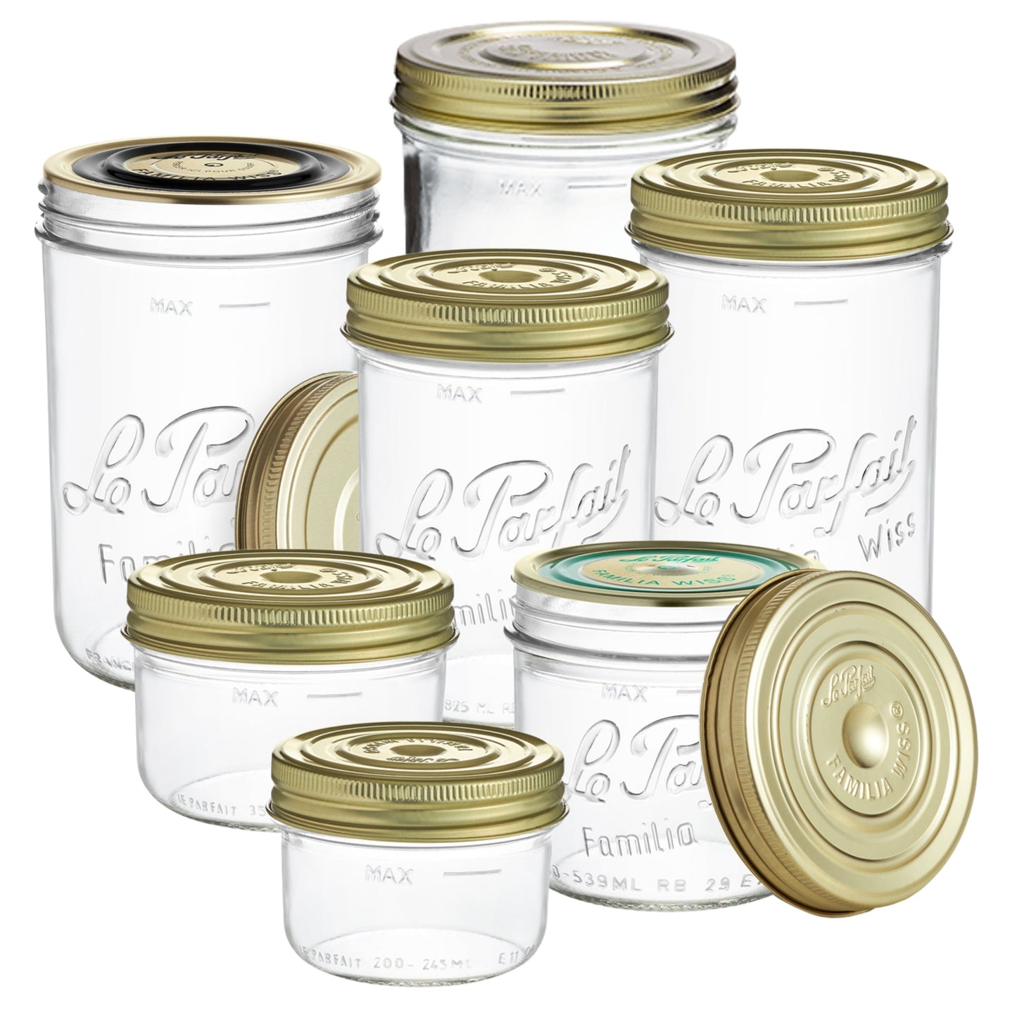 Wide Mouth Preserving Jars for Easy Home Food Storage