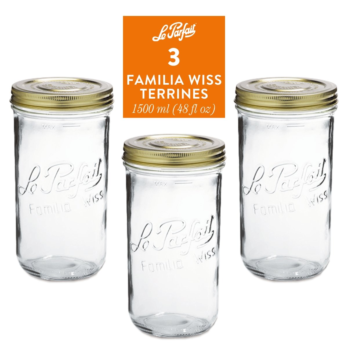 Wide Mouth Preserving Jars for Easy Home Food Storage