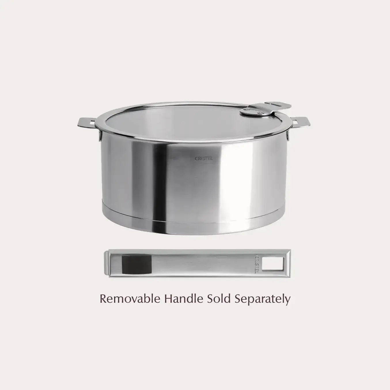 Cristel - Saucepan with Lid - made in France