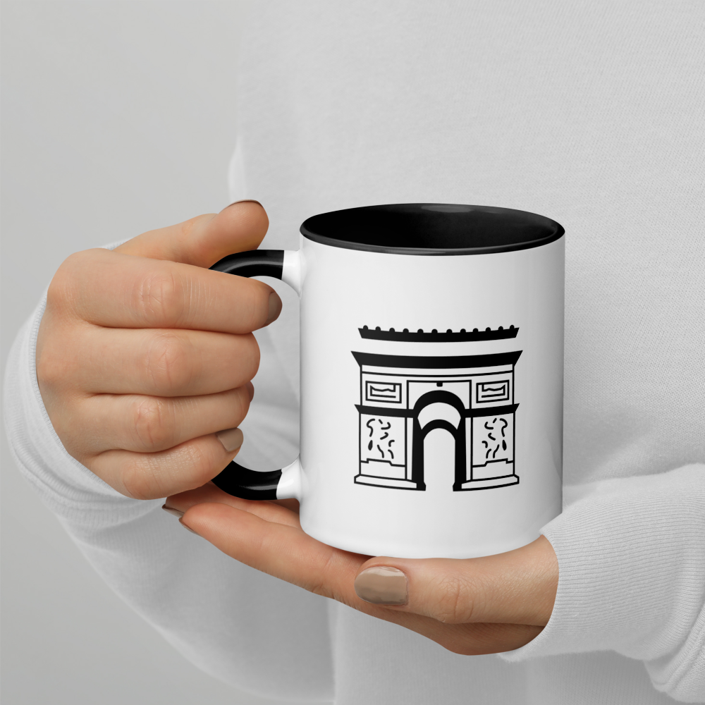 Arc de Triomphe - France - Mug with Color Inside | My French Store