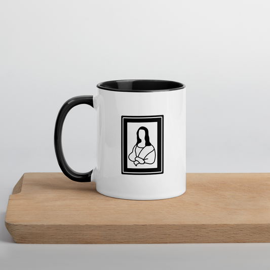 La joconde - Mug with Color Inside | My French Store