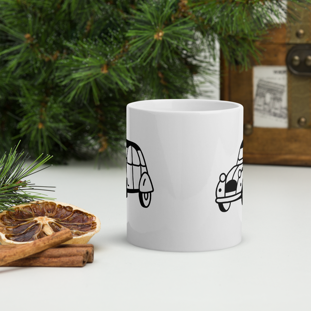 Citroën 2CV French classic car mug