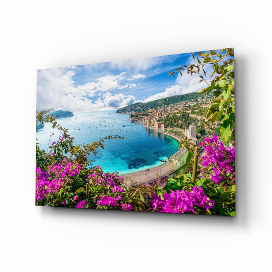 Nice France Glass Wall Art